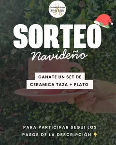 Imagen de Tenemos Sorteo! 
Gánate un set de cerámica de plato + taza