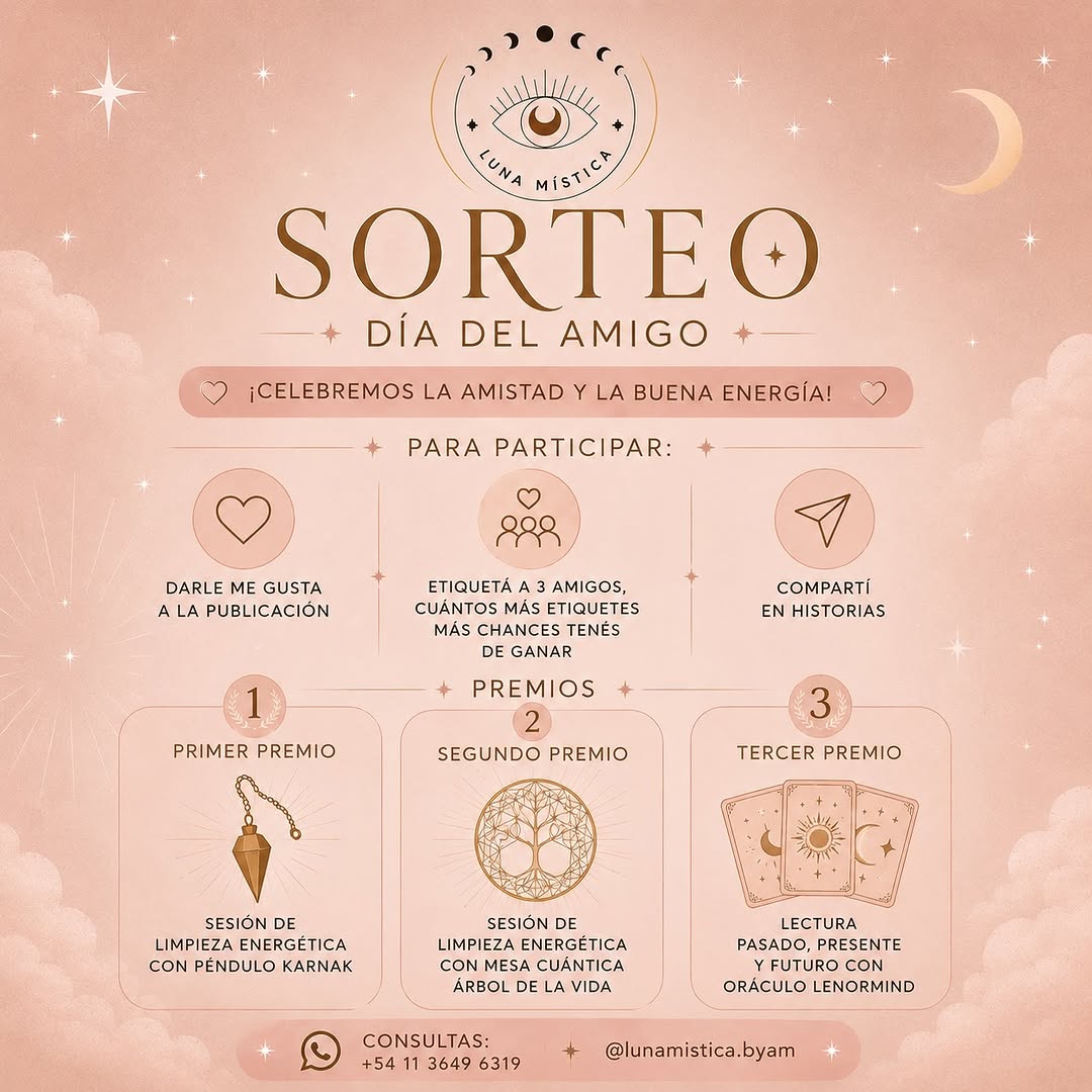 Imagen de ✨ ¡SORTEO ESPECIAL DÍA DEL AMIGO! ✨

Porque la mejor e