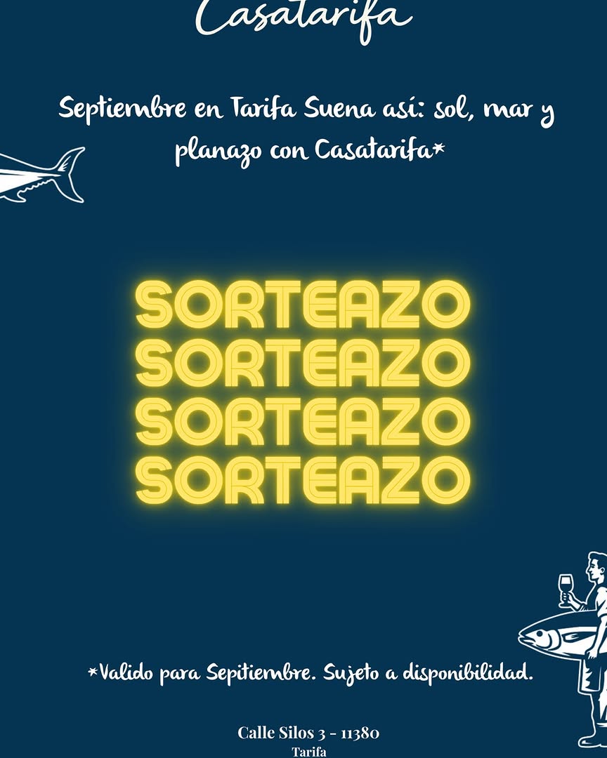 Imagen de Septiembre en Tarifa suena así: sol, mar y planazo 😍

Y 