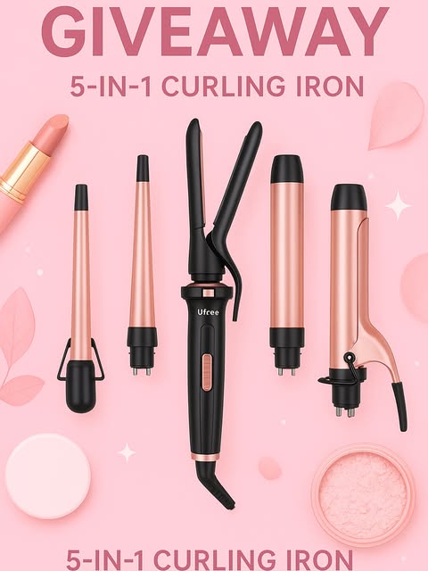 Imagen de 🎁 ¡GIVEAWAY ALERT! 🎀
Gánate este RIZADOR 5 EN 1 idea