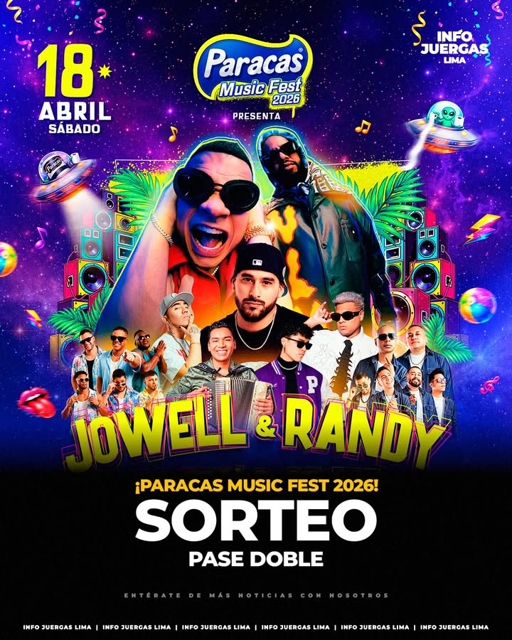 Imagen de ¡Gana un pase DOBLE PARACAS BLACK para @phparacas en Lima!
