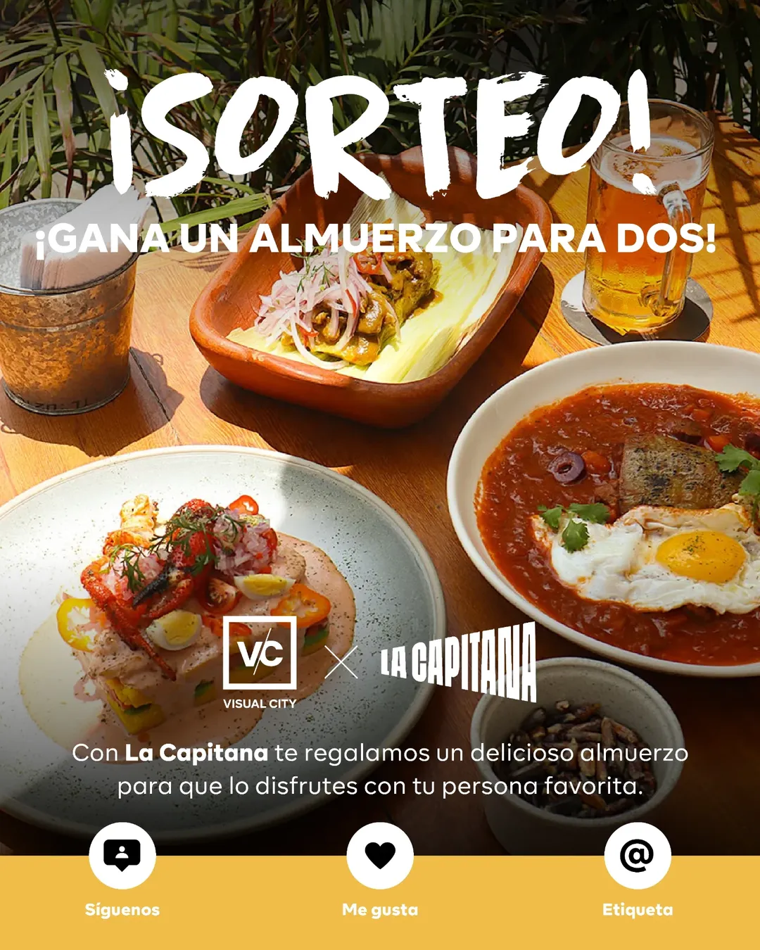 Imagen de ☀️ ¡GANA UN ALMUERZO PARA 2 EN LA CAPITANA! 🍽

Disfr