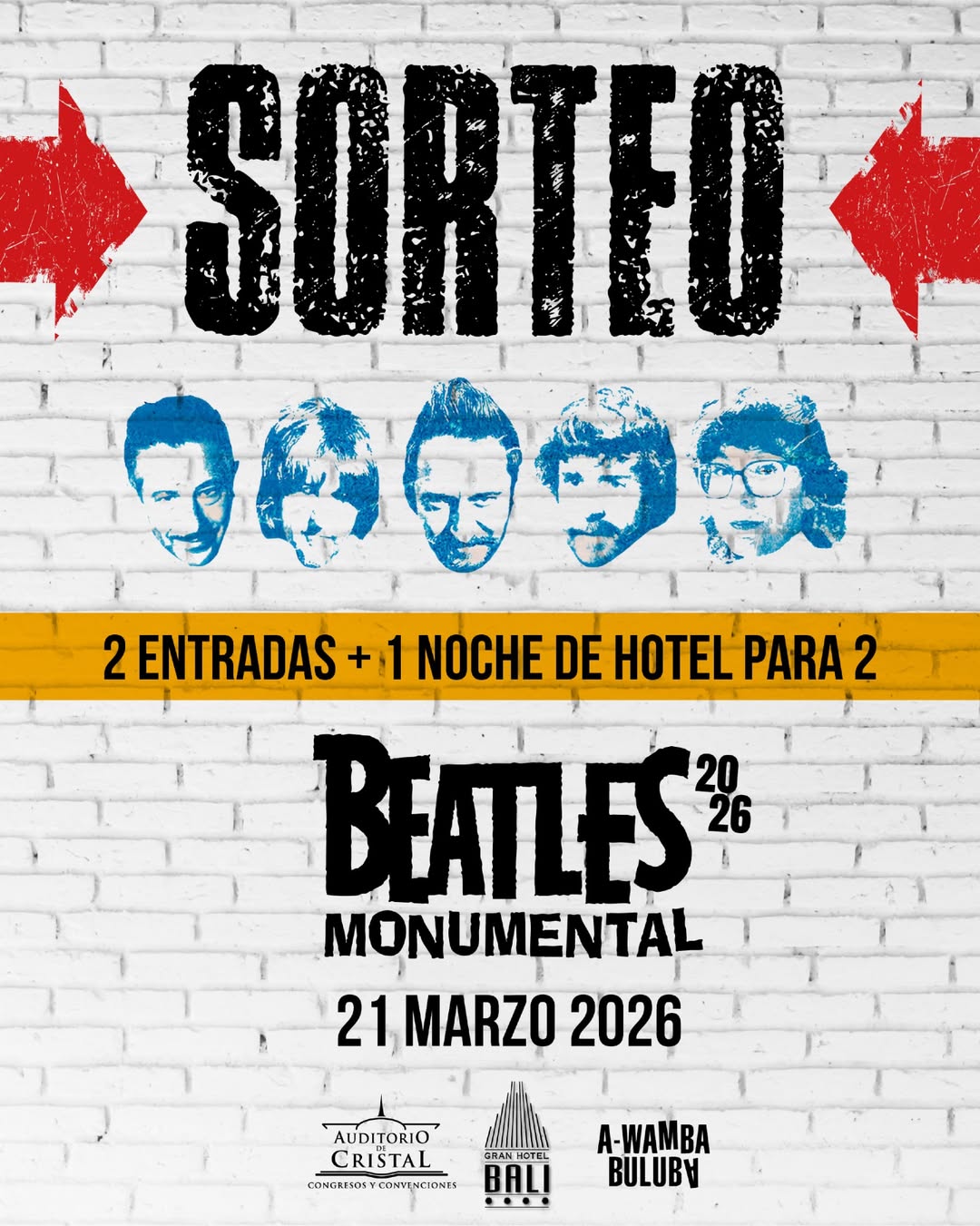 Imagen de ¡GANA 2 ENTRADAS y 1 NOCHE DE HOTEL!
Y revive la noche que 