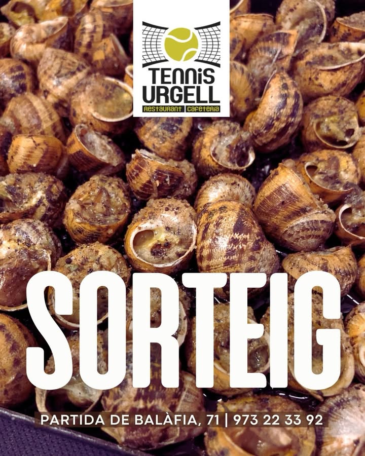 Imagen de .
📣SORTEIG DESEMBRE… 
premi de 2 menús de cargols📣
