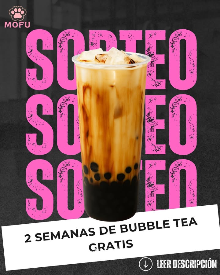 Imagen de 🎉 ¡2 SEMANAS DE BUBBLE TEA GRATIS! 🧋💗

¿Te imagin