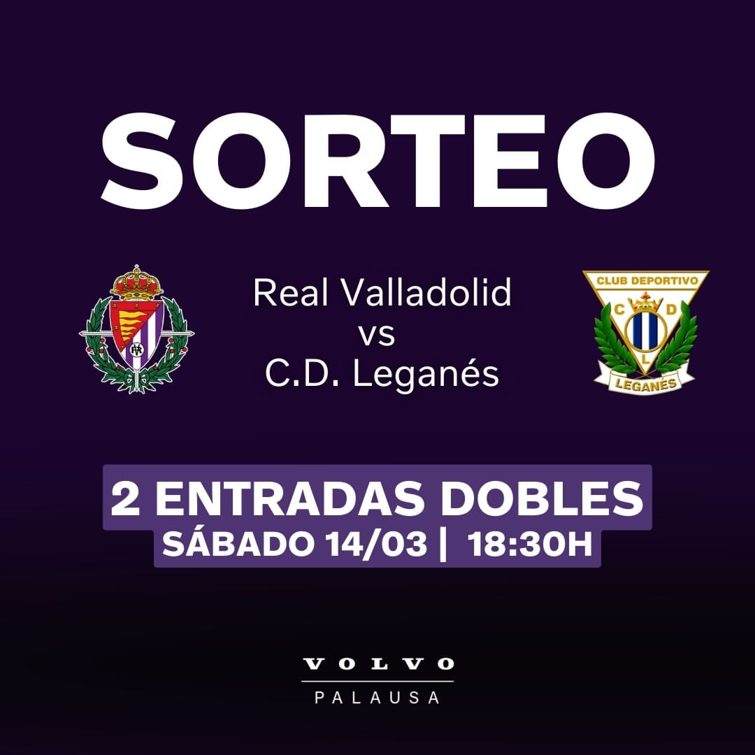 Imagen de SORTEO EXPRESS 
Este sábado  a las 18:30h, el @realvalladol