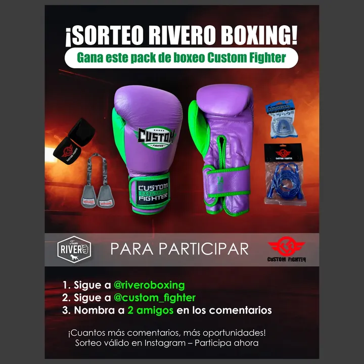 Imagen de ✨¡ SORTEO RIVERO BOXING ! 🥊
Gana este pack de boxeo CU