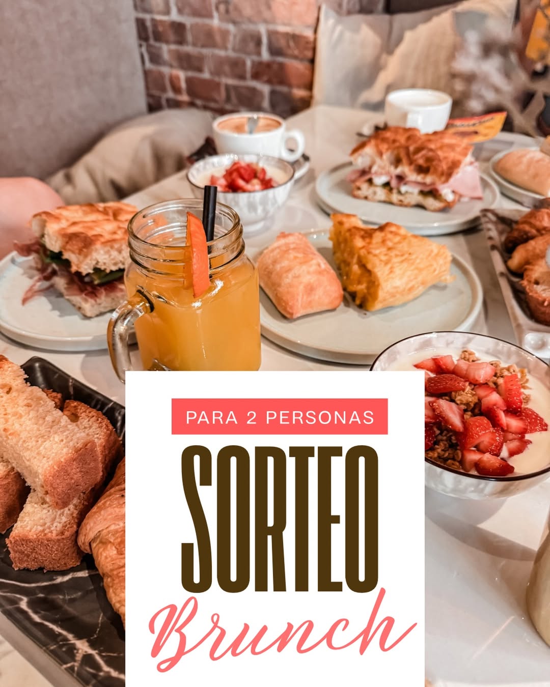 Imagen de 🥯✨ ¡SORTEO BRUNCH PARA DOS! 🥂🍓🥐
¿Te apetece 