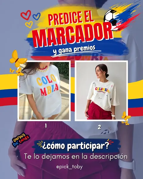 Imagen de ⚽🇨🇴 ¡PREDICE EL MARCADOR Y GANA! 🇨🇴⚽

🎁 