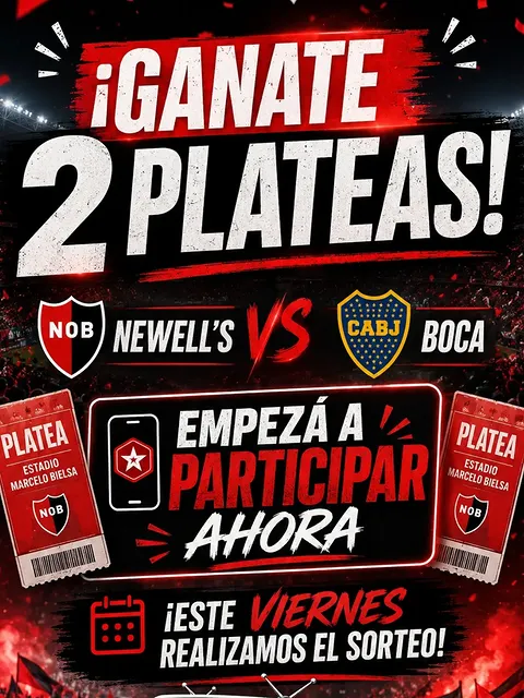 Imagen de 🎟️🔥 ¡SORTEO IMPERDIBLE! 🔴⚫

¿Querés alentar 