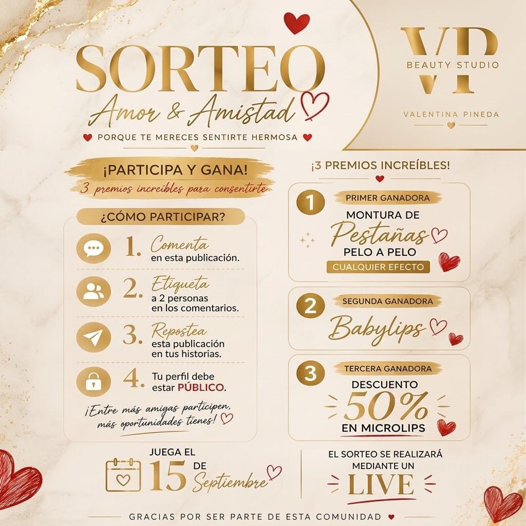 Imagen de 💕✨ ¡SORTEO DE AMOR & AMISTAD! ✨💕

Porque queremos