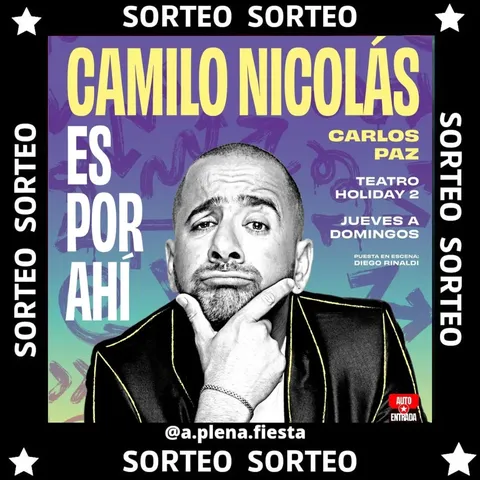 Imagen de SORTEO VAMOS AL TEATRO 
- 
🎫ENTRADA DOBLES !  @camilonico