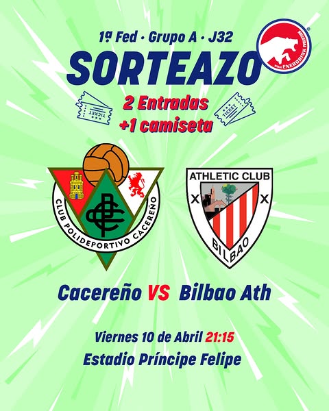 Imagen de 🏆⚡ ¡SORTEAZO! 

Gana 2 entradas 🎫 y una camiseta de