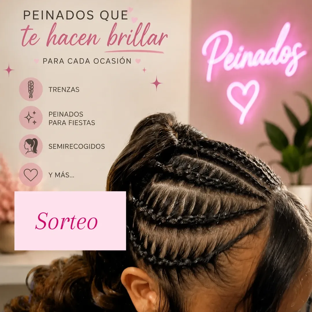 Imagen de 🎉✨ ¡SORTEO DE UN PEINADO CON TRENZAS! ✨🎉
¿Te gus