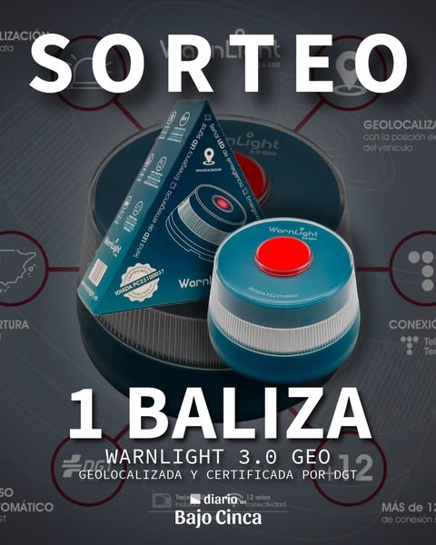 Imagen de #SORTEO - Consigue una Baliza V16 Warnlight 3.0 GEO #GRATIS 