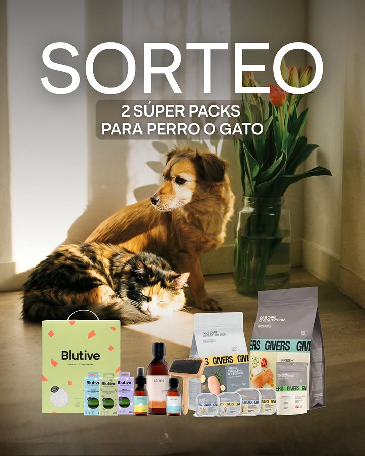Imagen de SORTEO por el Día Mundial de la Familia 🐶🐱💛
.
Porq
