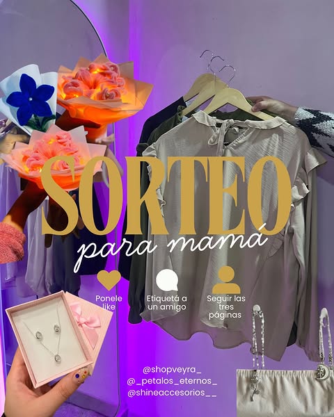 Imagen de 🌸 SUPER SORTEO POR EL DÍA DE LA MADRE!🌸

Veyra, @peta