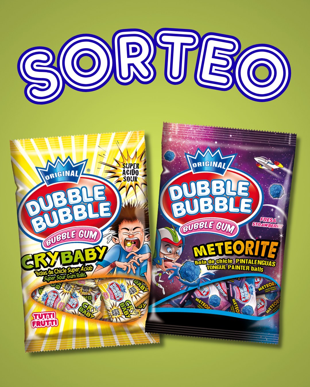 Imagen de 🆂🅾🆁🆃🅴🅾 1 bolsa CRYBABY súper ácido + 1 b