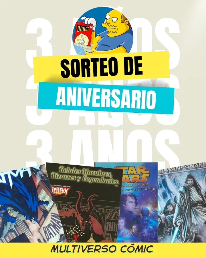 Imagen de 🎉 ¡SORTEO MULTIVERSO COMIC! 🎉

Se vienen unos premios