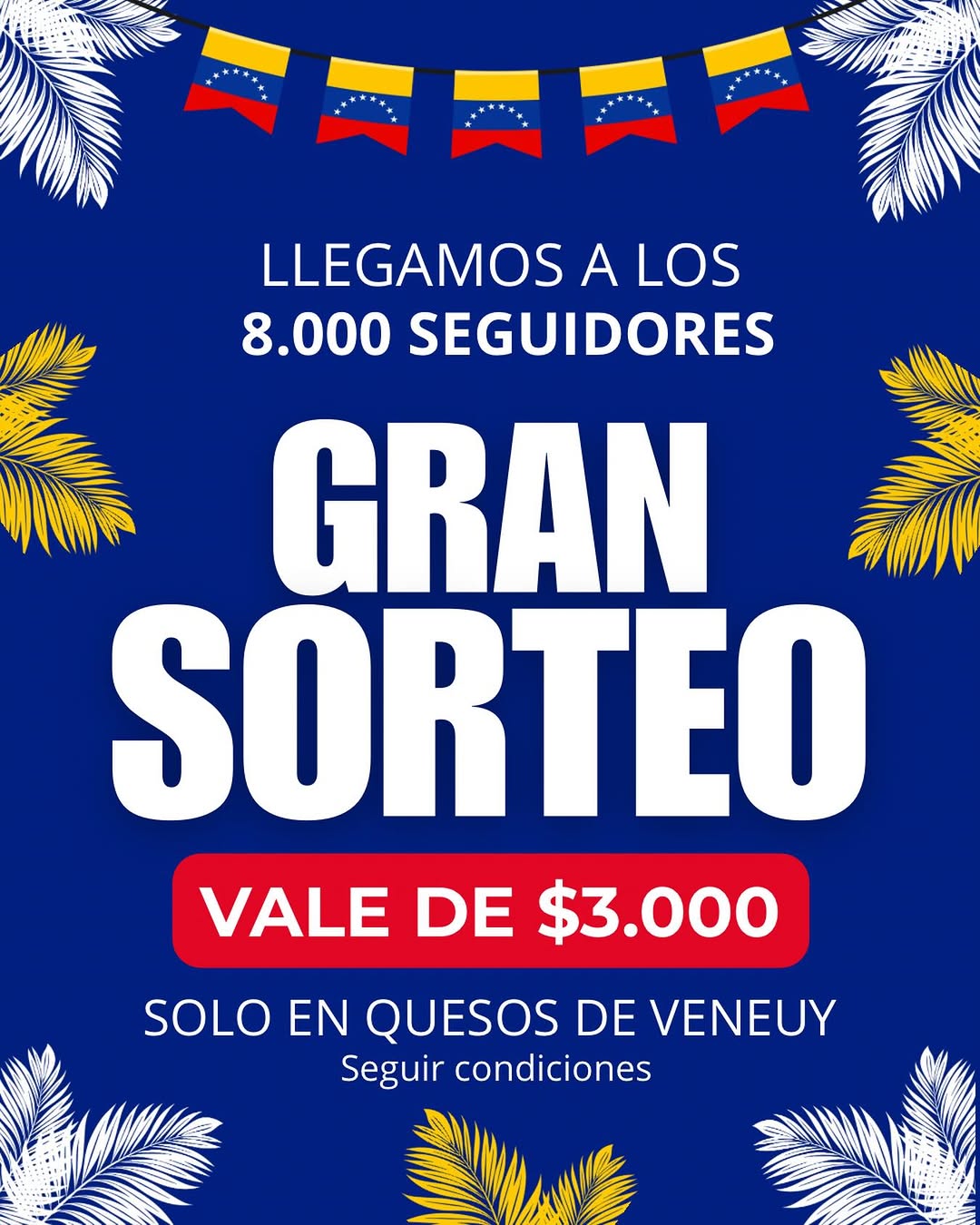 Imagen de 🎉 ¡SORTEO DE LOS 8.000! 🎉

Llegamos a 8.000 seguidore