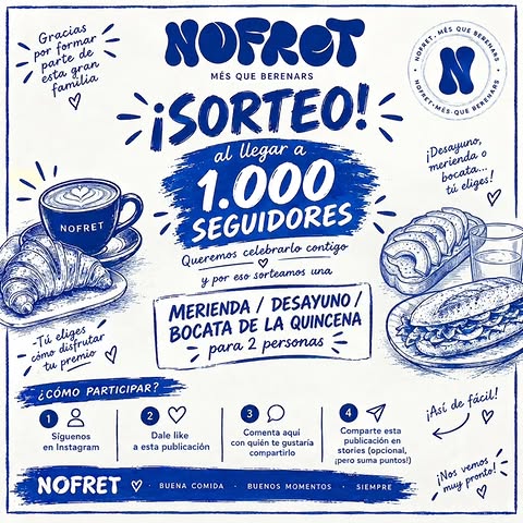 Imagen de 🎁 SORTEAMOS PARA 2 PERSONAS:
🥪 Bocata de la Quincena
�