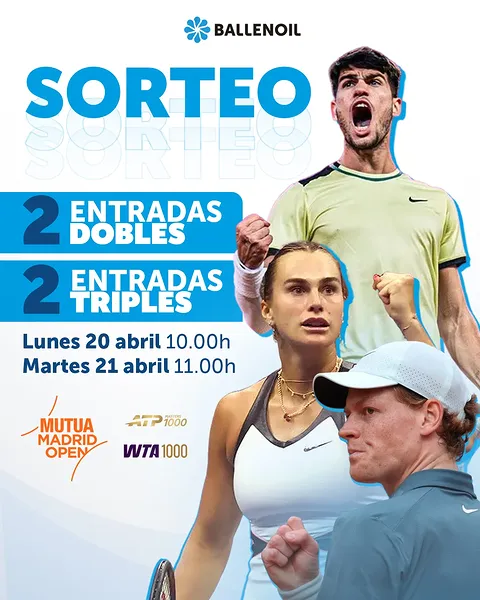 Imagen de 🎾🔥 ¡𝗦𝗢𝗥𝗧𝗘𝗔𝗭𝗢 a la vista! �