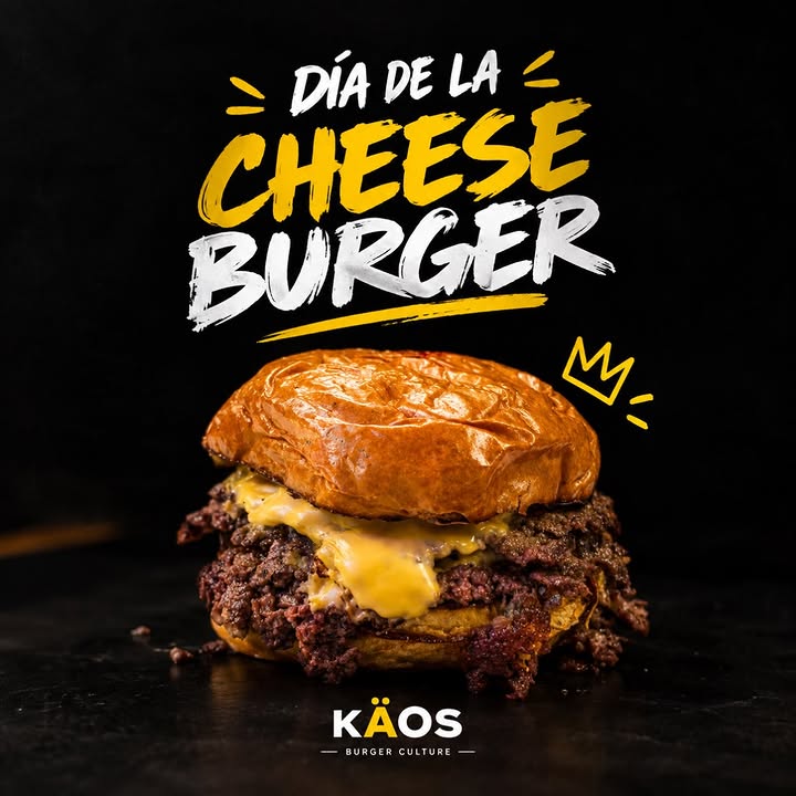Imagen de 🍔🔥 18/09 DÍA DE LA CHEESE BURGER — SORTEO KÄOS �