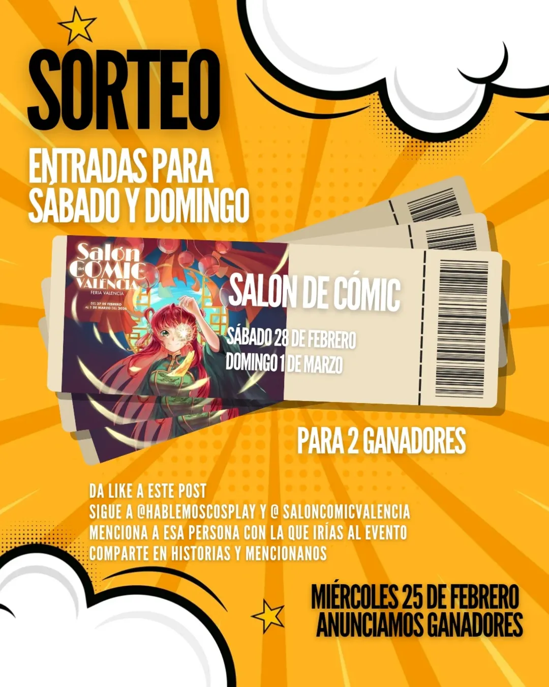 Imagen de 🎉✨ ¡SORTEO ACTIVADO! ✨🎉

¿Te gustaría venir al 