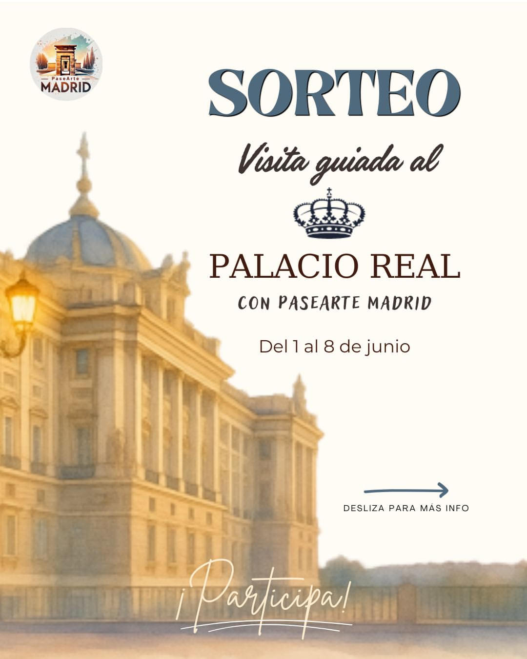 Imagen de 🎁SORTEO: Visita guiada al Palacio Real de Madrid para dos