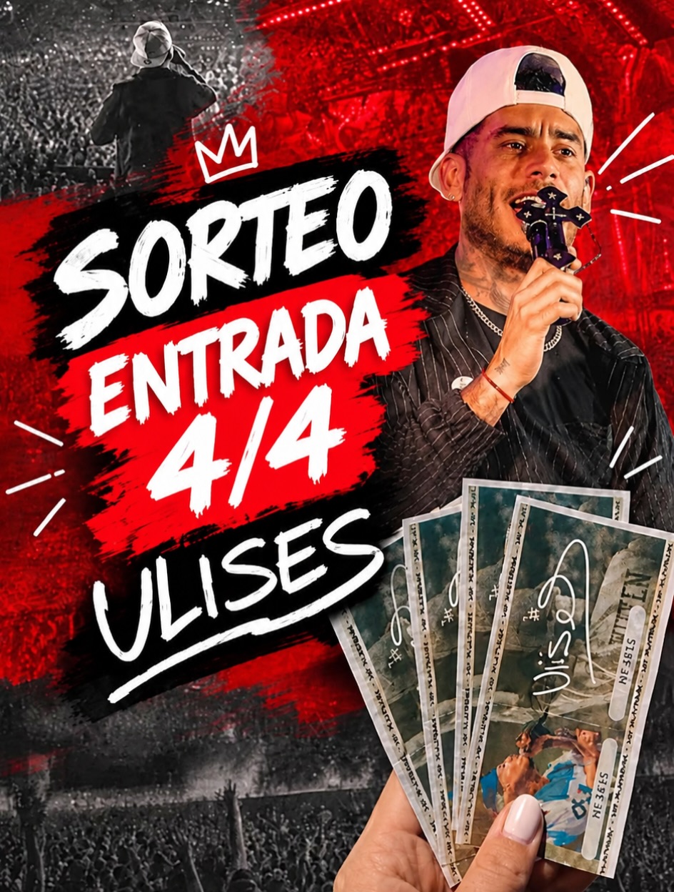 Imagen de SORTEO 4/4 ENTRADA ULISES 🪩🕺🏽

👉🏼LLEGO EL DÍ