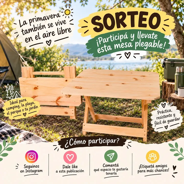 Imagen de 🌸☀️ ¡SORTEO PRIMAVERAL! 🌿💚

La primavera se di