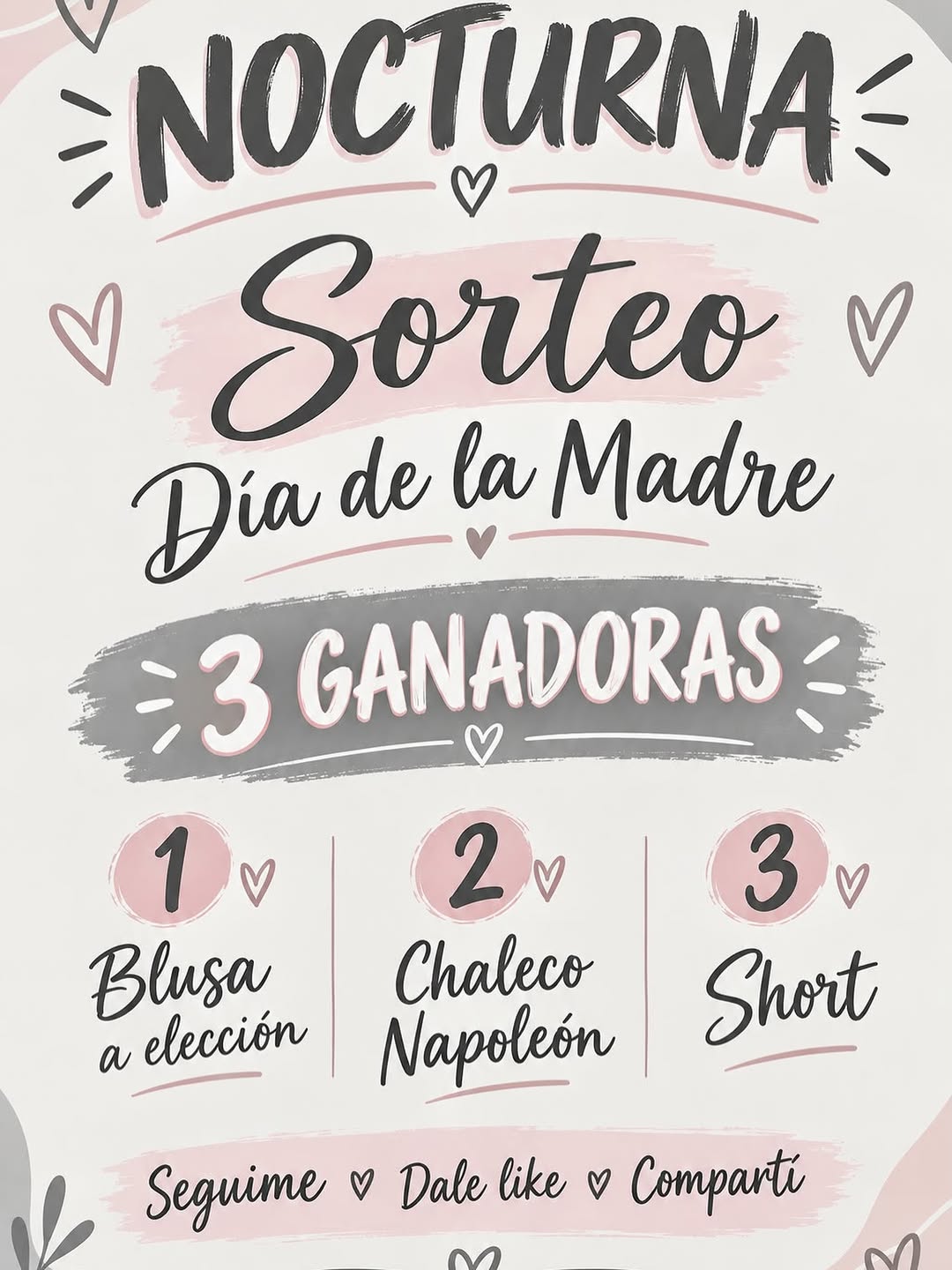 Imagen de 🌸✨ SORTEO ESPECIAL DÍA DE LA MADRE ✨🌸

en Nocturn