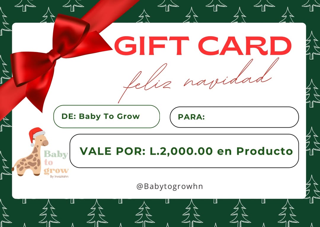 Imagen de GIVEAWAY BABY TO GROW

Un regalo especial para tu bebé en e