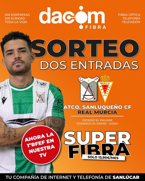 Imagen de SORTEO DE 2 ENTRADAS

Este domingo juega el Atlético Sanluq