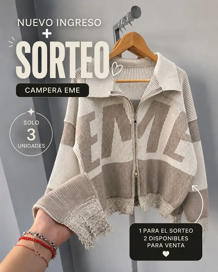 Imagen de 🖤 NUEVO INGRESO + SORTEO 🖤

Llegaron las camperas EME 