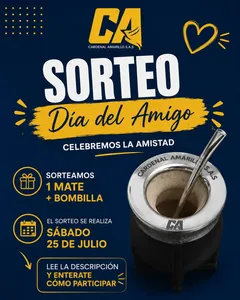 Imagen de 🎉 ¡SORTEAMOS UN MATE + BOMBILLA! 🧉

🧉 Un mate siem