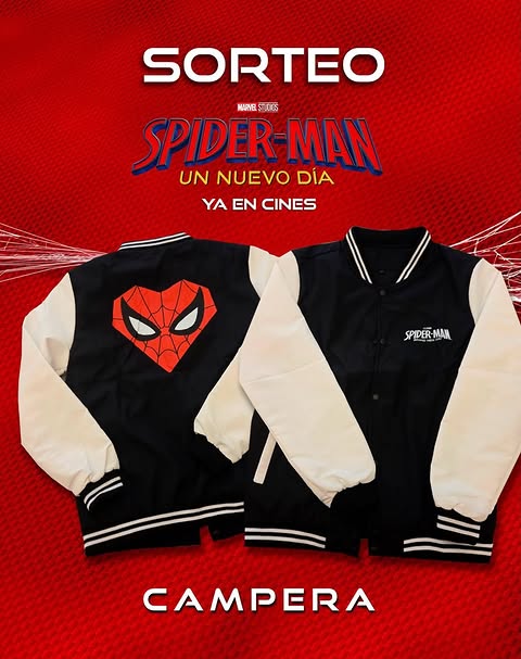 Imagen de SORTEO CAMPERA SPIDER-MAN 🕷️

Participá de este sorteo