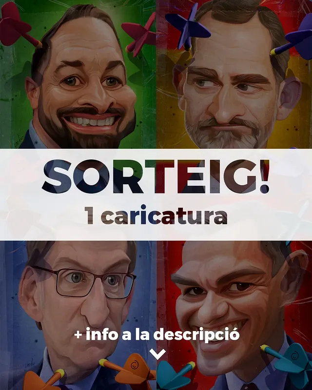 Imagen de 🎨🖌️SORTEIG D'UNA CARICATURA!✏️🖍️

Vols guan