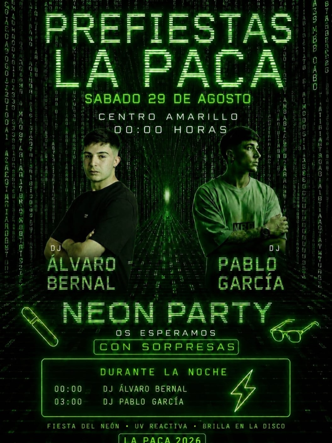 Imagen de ⁉️SORTEO⁉️

🎟️ 2 ENTRADAS
🥤 2 CONSUMICIONES
