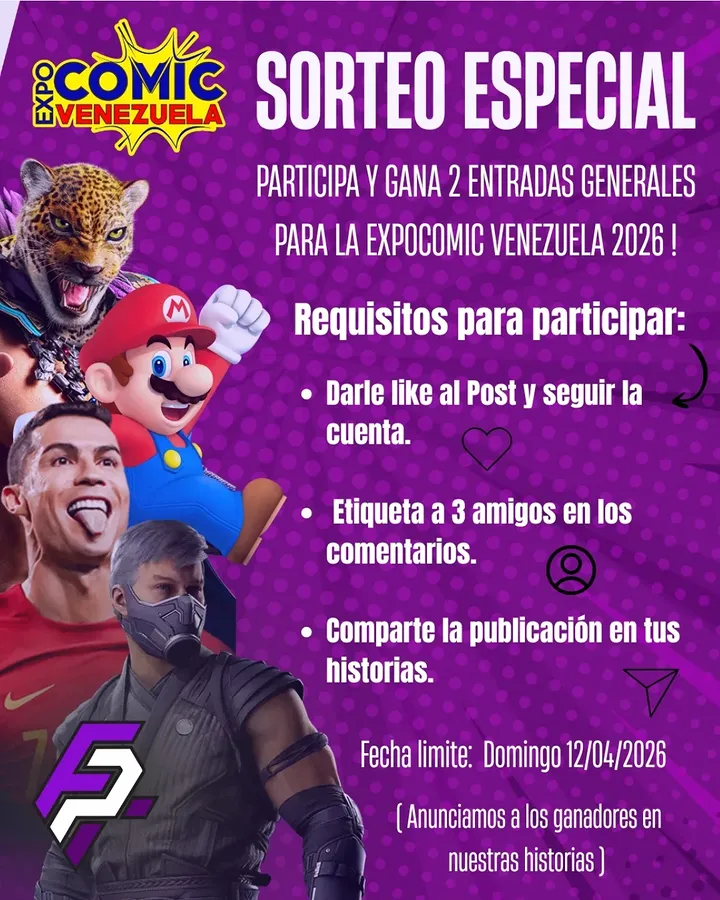 Imagen de ¡FRAME PERFECT TEAM TE VA A LLEVAR A LA EXPOCOMIC VENEZUELA