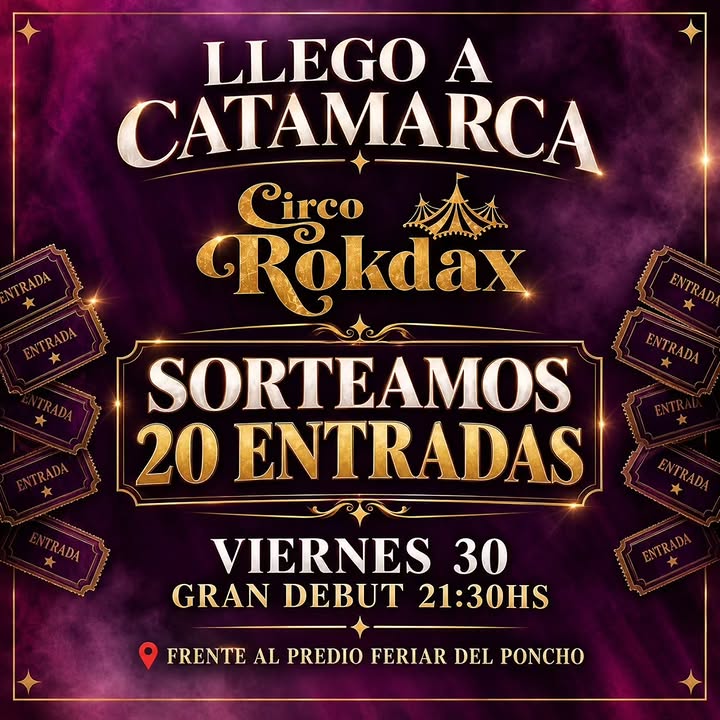 Imagen de ATENCIÓN CATAMARCA ‼️ #Sorteamos  20 ENTRADAS 🎫 🍿