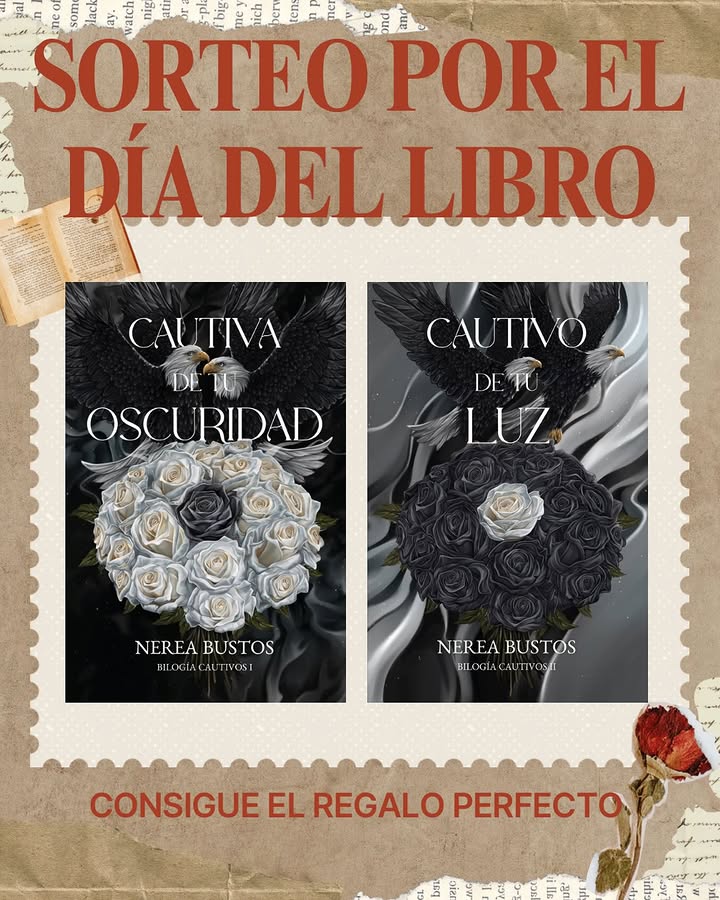 Imagen de 🌹📖 SORTEO INTERNACIONAL POR EL DÍA DEL LIBRO 📖🌹