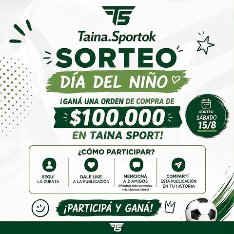 Imagen de 🎉 ¡SORTEO DÍA DEL NIÑO! 🎉

Participá por una orden