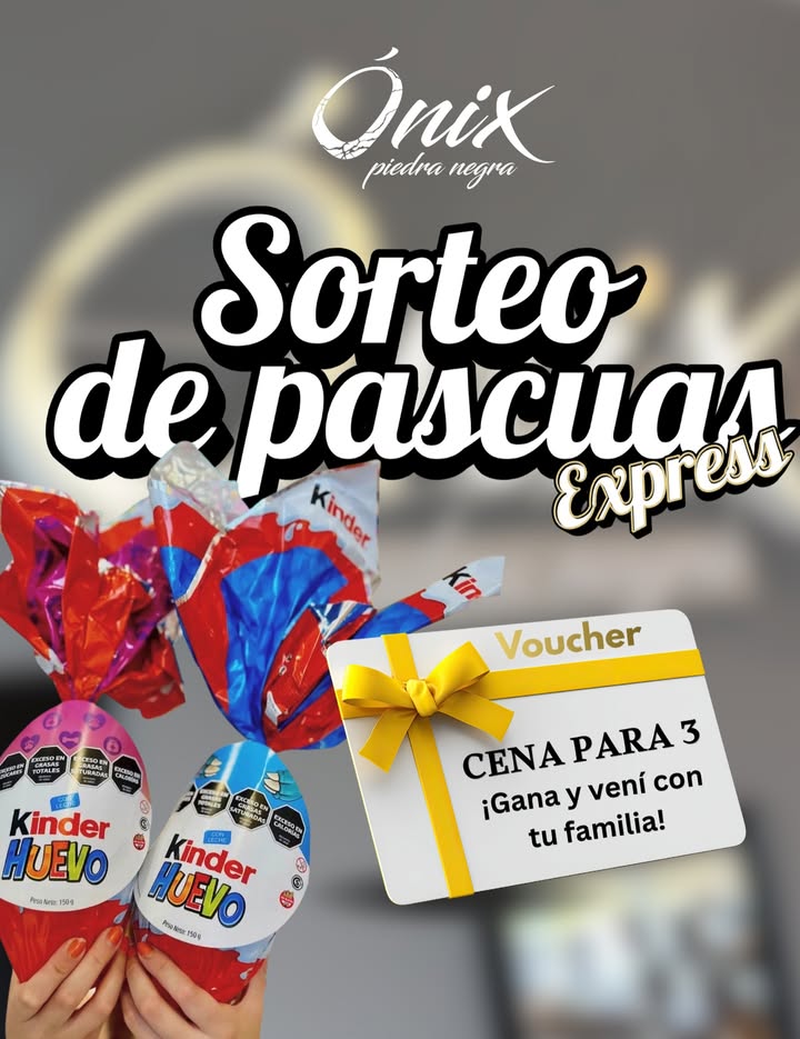 Imagen de 🐣✨ SORTEO EXPRESS DE PASCUAS ✨🐣

🍕 Sorteo expre