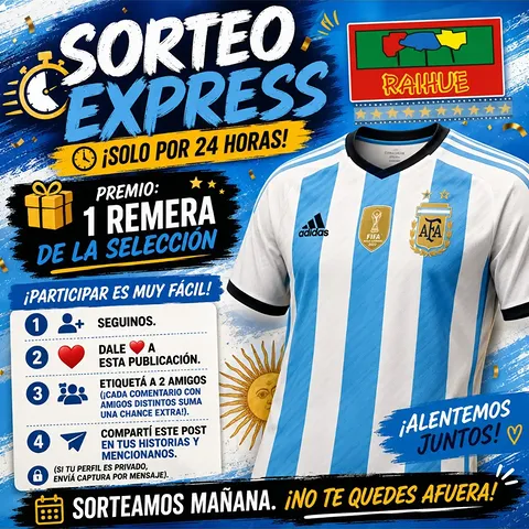 Imagen de 🇦🇷🎉 ¡SORTEO EXPRESS! 🎉🇦🇷

Porque en Forra