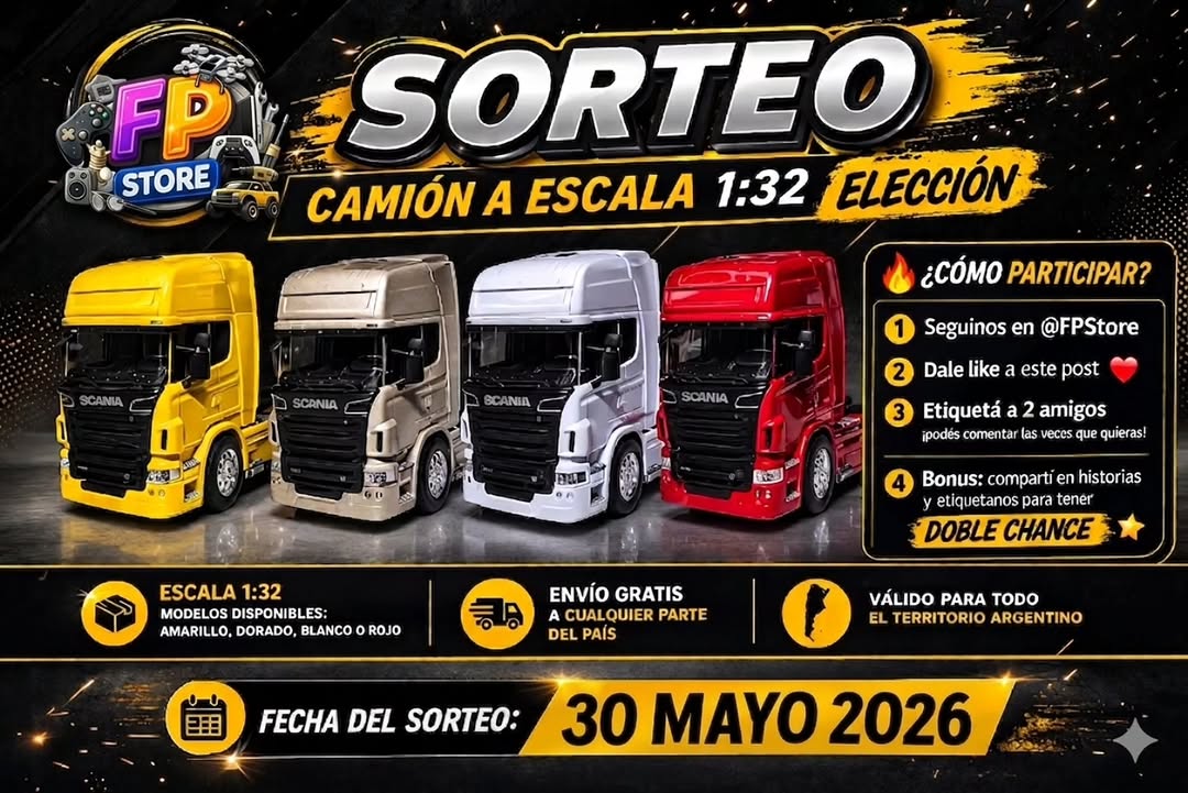 Imagen de 🔥 ¿CÓMO PARTICIPAR?
1️⃣ Seguinos en @fpstoreok
2️