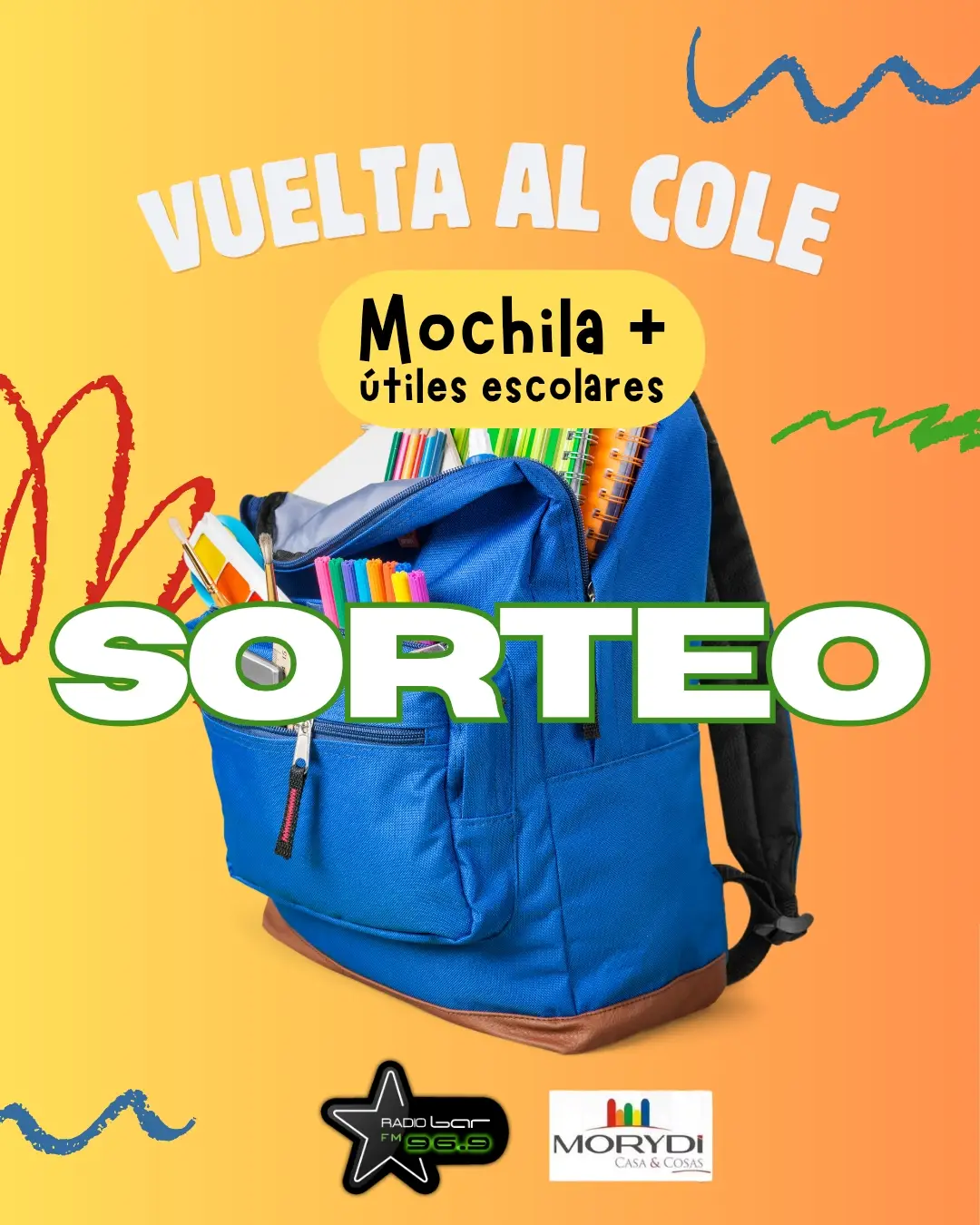 Imagen de #Sorteo | ¡Vuelta al cole! 🎒🖍📔

Junto a Morydi sor