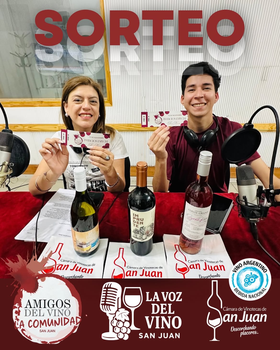Imagen de 🎉 ¡SORTEO WINE PARTY! 🍷✨
Ganá 2 ENTRADAS para el W