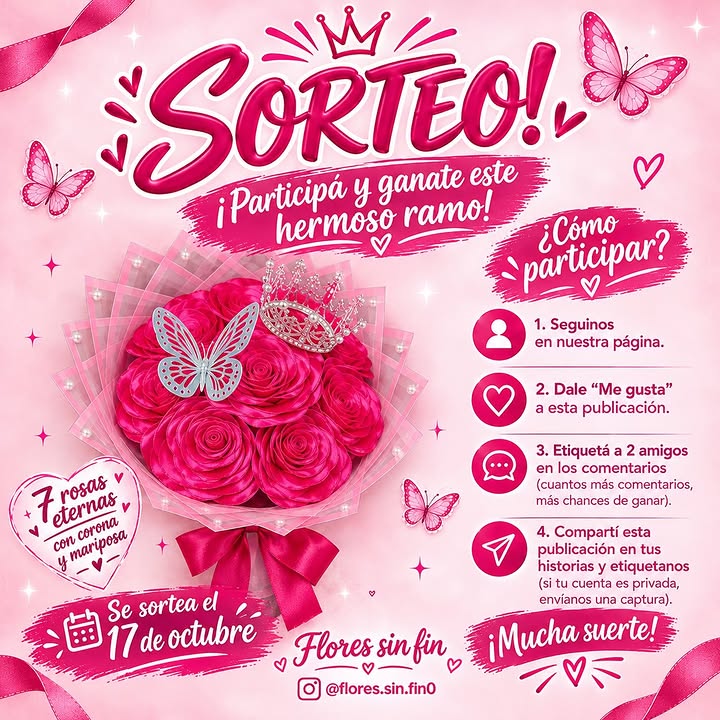 Imagen de 🎉 ¡SORTEO DÍA DE LA MADRE! 🎉

🌹 Participá por un