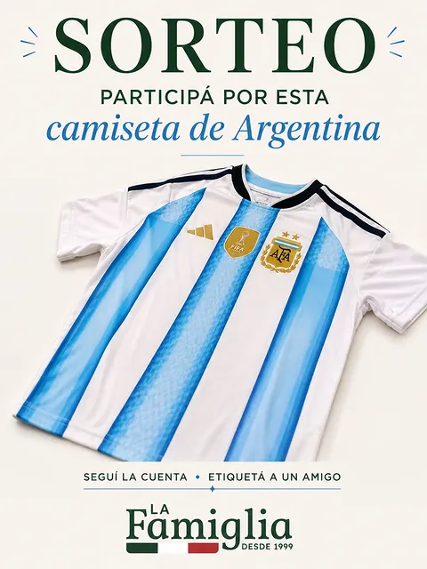 Imagen de 🇦🇷🎉 ¡SORTEO! 🎉🇦🇷

¡Participá por esta c